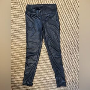 TNA Black Faux Leather Leggings